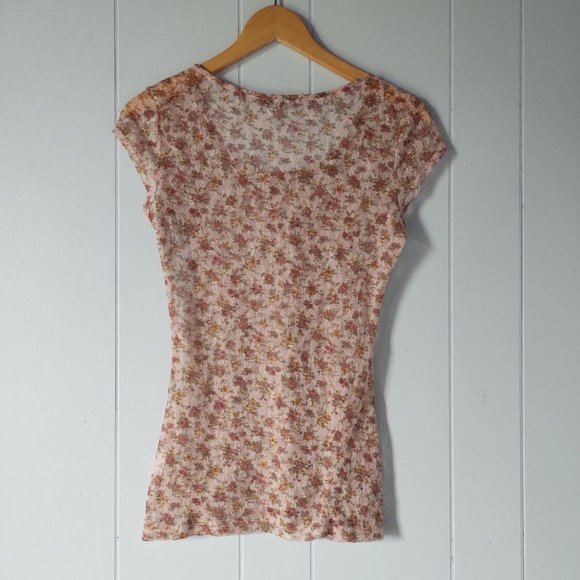 Smart Set Floral Short Sleeve Top - Picture 2 of 5